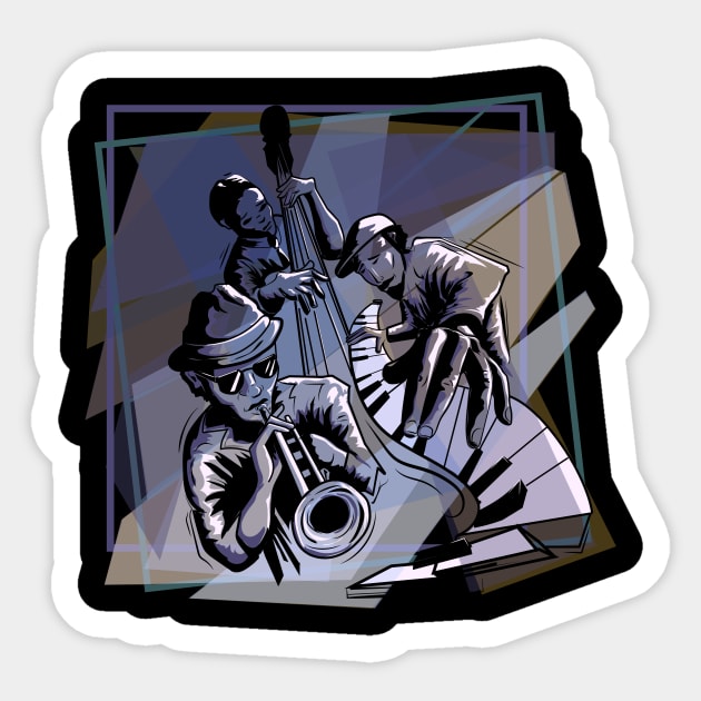 Jazz Sticker by Illcesar